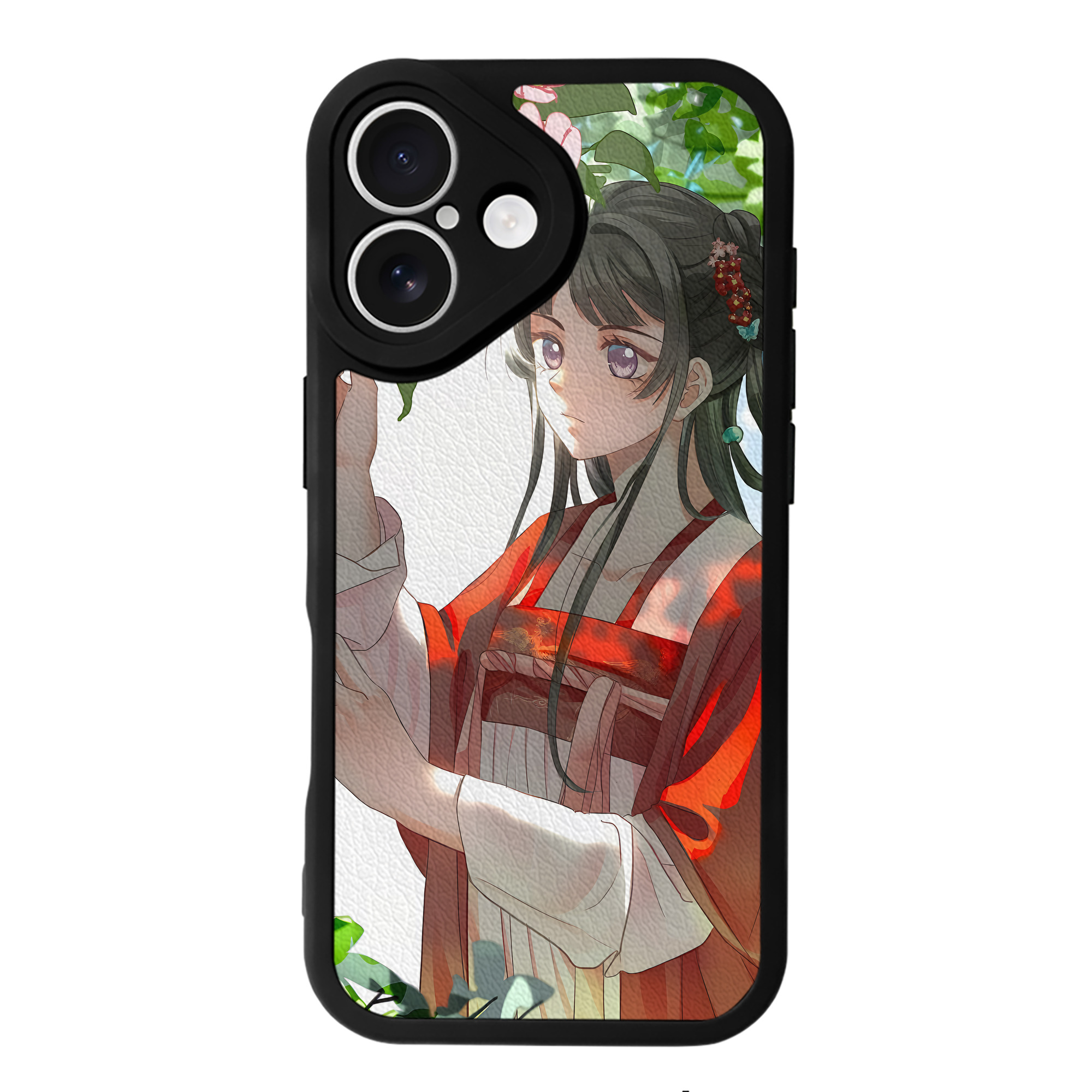 （画像用） 薬屋のひとりごと The Apothecary Diaries 【iPhone 16シリーズ対応】シリコンスマホケース（レザー調） 材質：シリコン